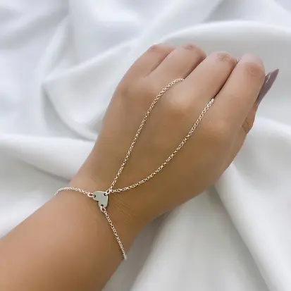 PULSEIRA DE MÃO CORAÇÃO